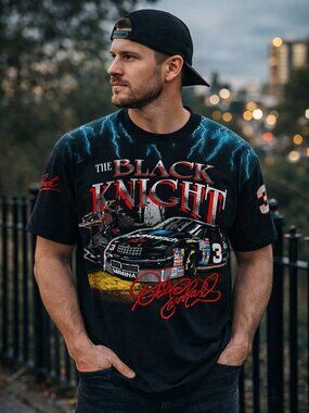True Vintage Dale Earnhardt “Black Knight” Tee – 90s USA – Preferred Sportswear